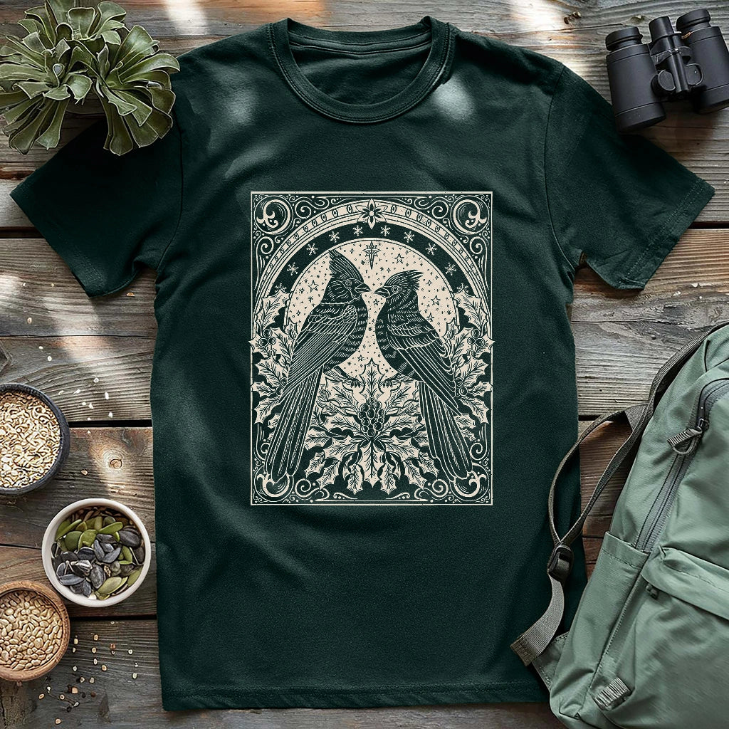 Regal Cardinal Lovebirds T-shirt