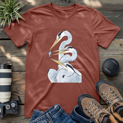 Fighting For A Fish T-shirt