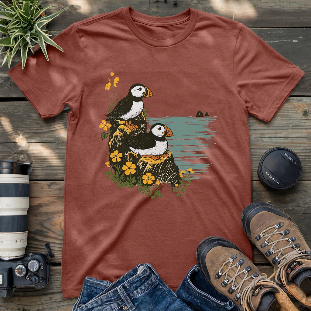 Peaceful Puffins T-shirt