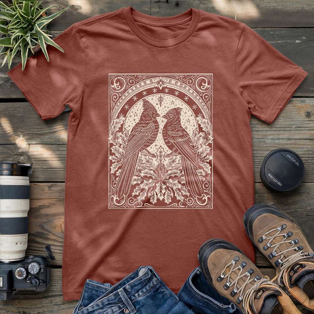 Regal Cardinal Lovebirds T-shirt