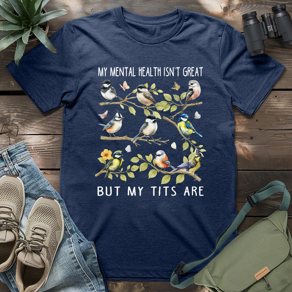 Beautiful tits birds shirt for women.
