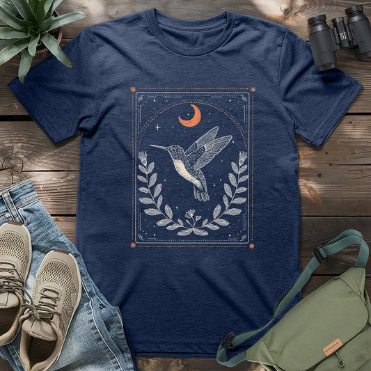 Moon Card Hummingbird T-shirt