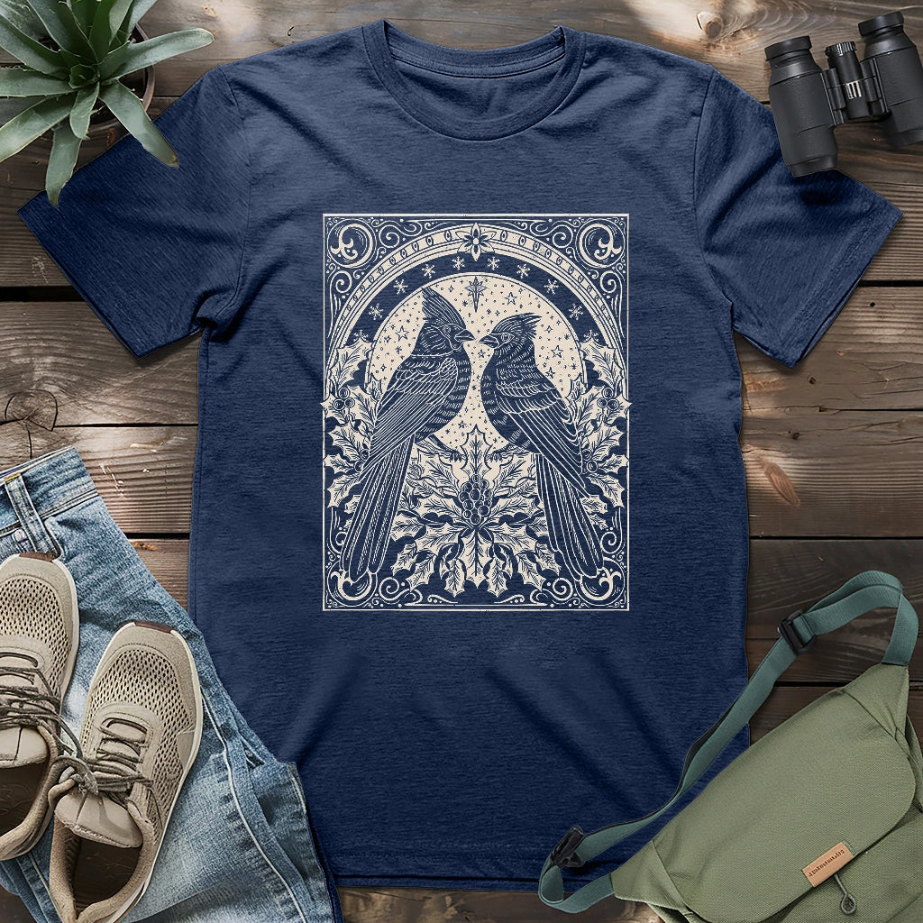 Regal Cardinal Lovebirds T-shirt