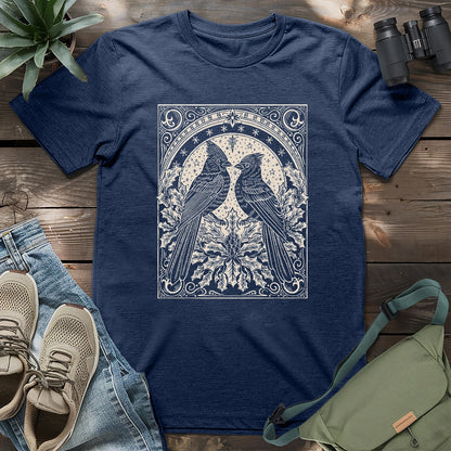 Regal Cardinal Lovebirds T-shirt