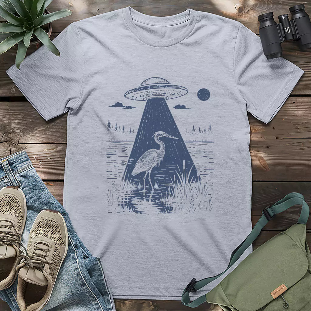 Herons Are Aliens T-shirt