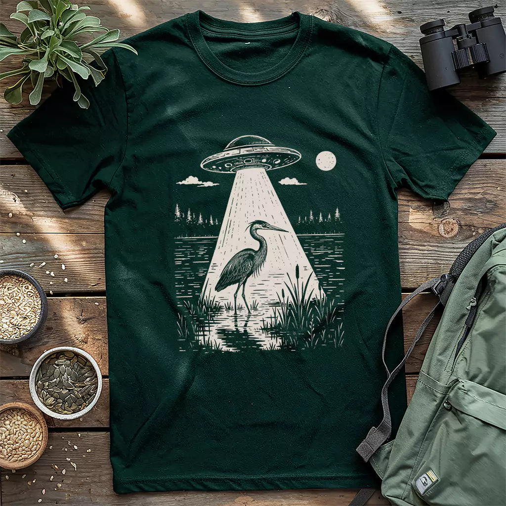 Herons Are Aliens T-shirt