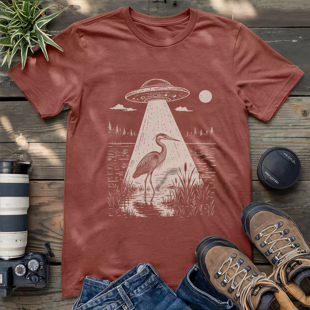 Herons Are Aliens T-shirt