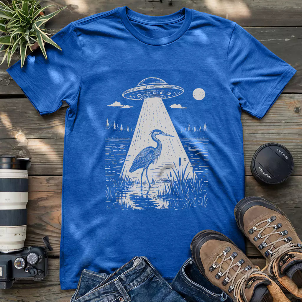 Herons Are Aliens T-shirt