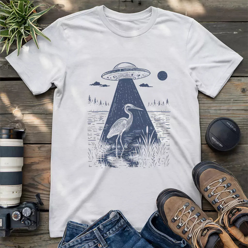 Herons Are Aliens T-shirt