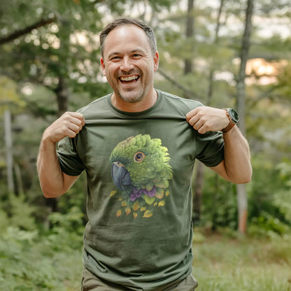 Amazon Green Parrot T-shirt