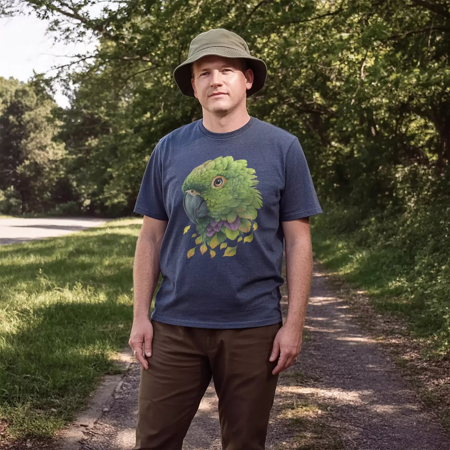 Amazon Green Parrot T-shirt