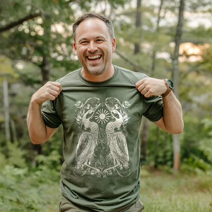 Dawn of the Herons T-shirt