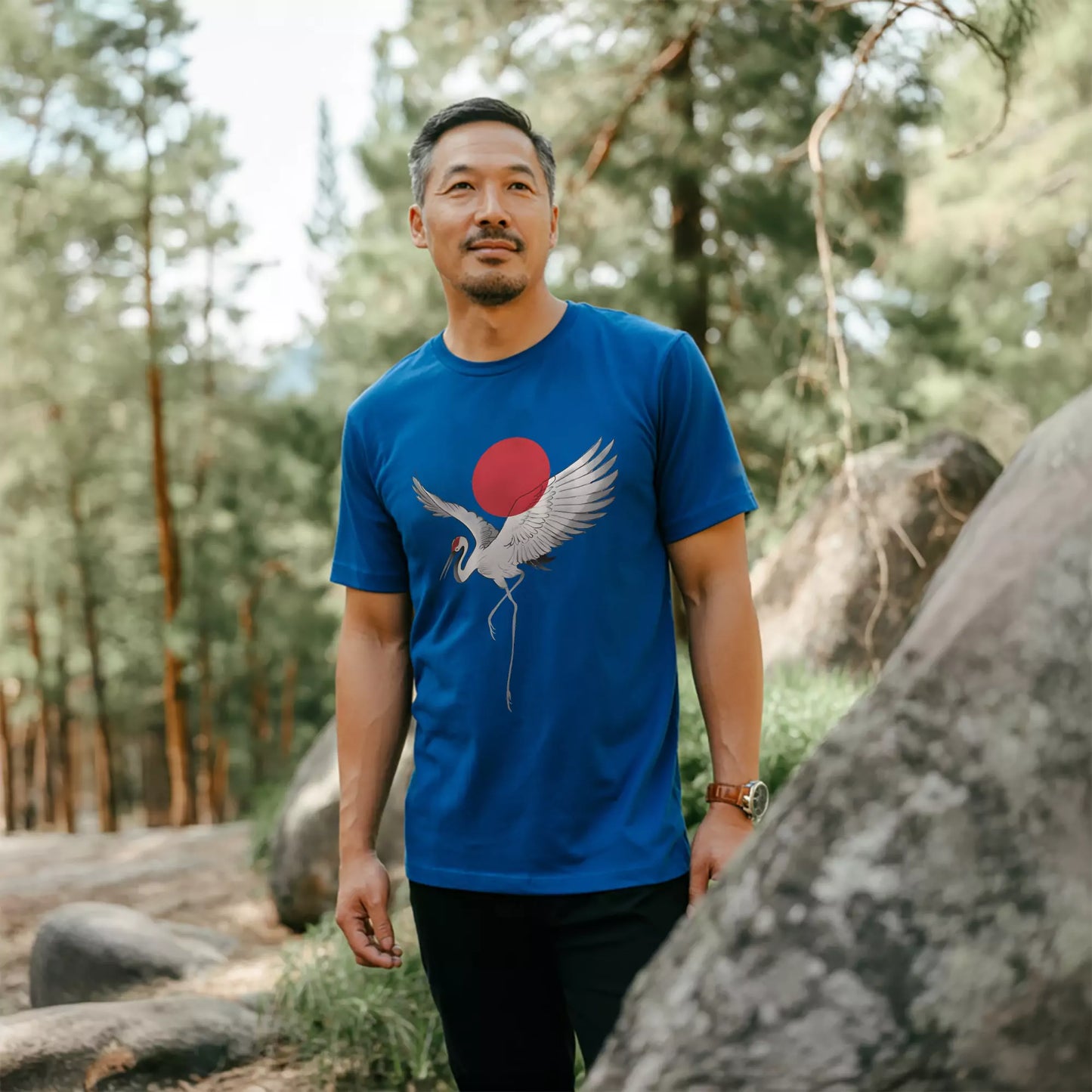Japan Sun Crane T-shirt