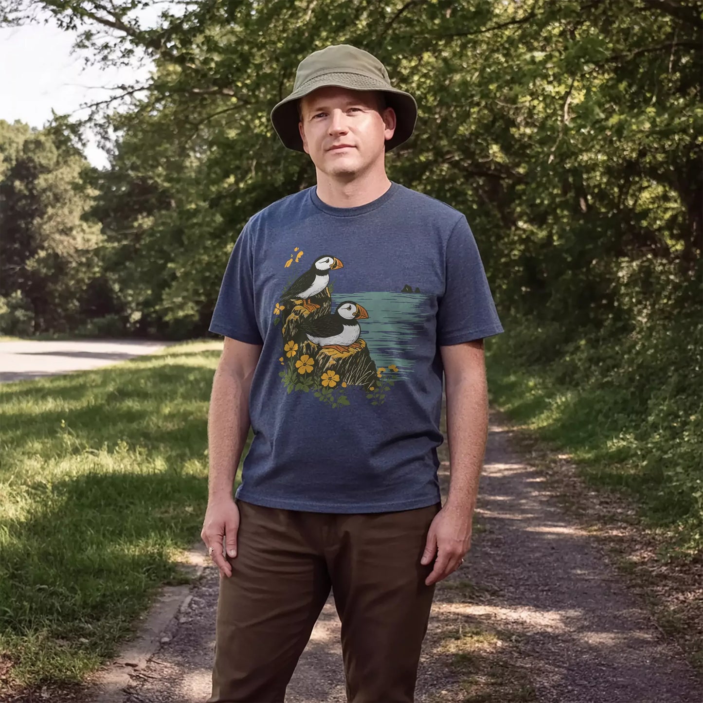 Peaceful Puffins T-shirt
