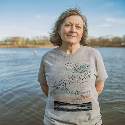 Migrating Wild Geese T-shirt