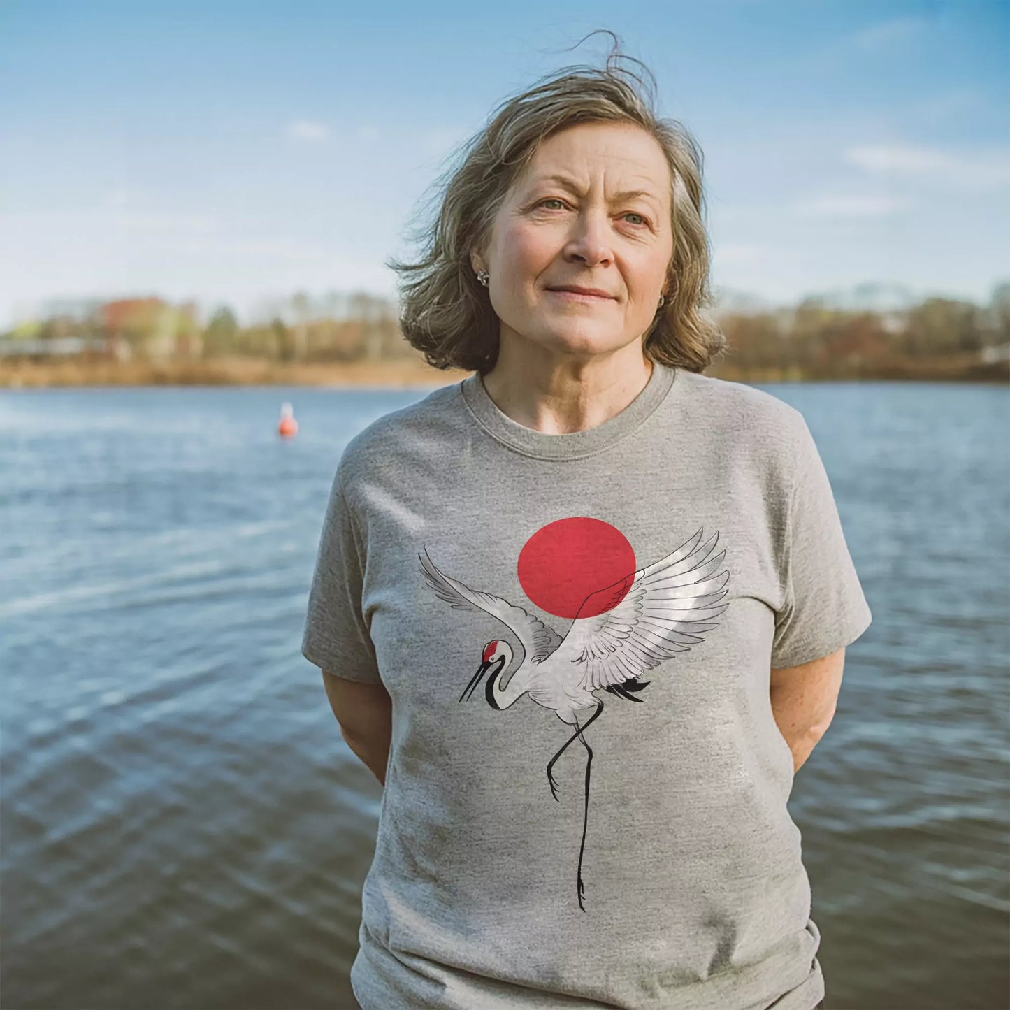 Japan Sun Crane T-shirt