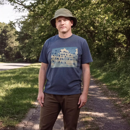 Music Stave On The Sky T-shirt