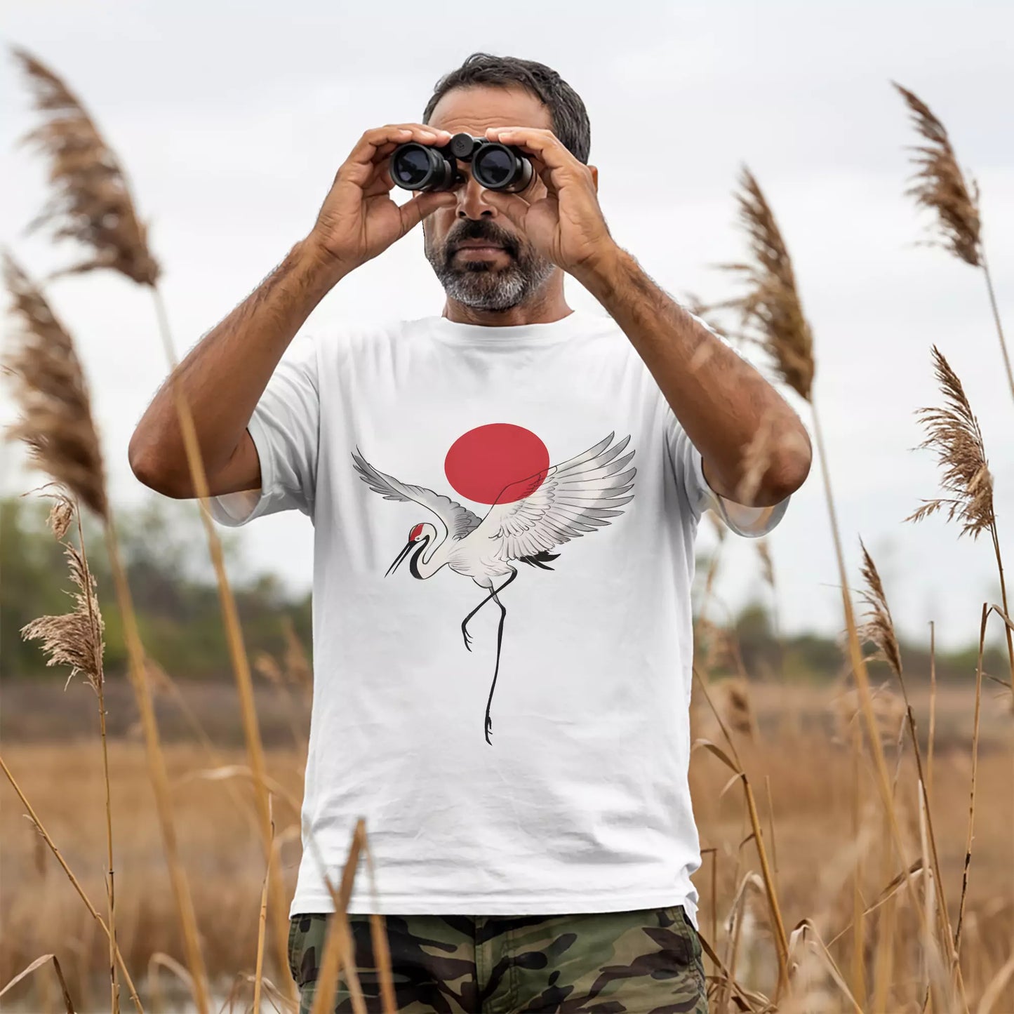 Japan Sun Crane T-shirt