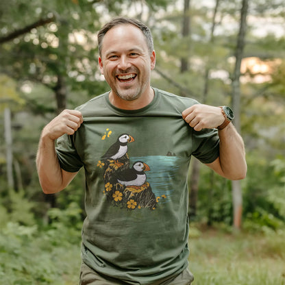 Peaceful Puffins T-shirt