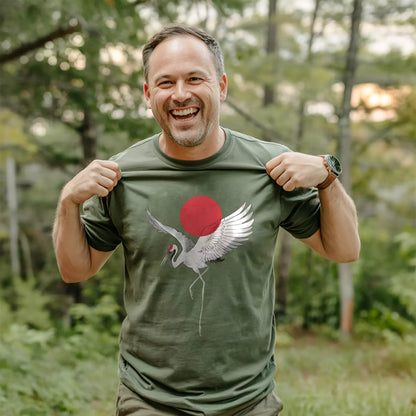 Japan Sun Crane T-shirt