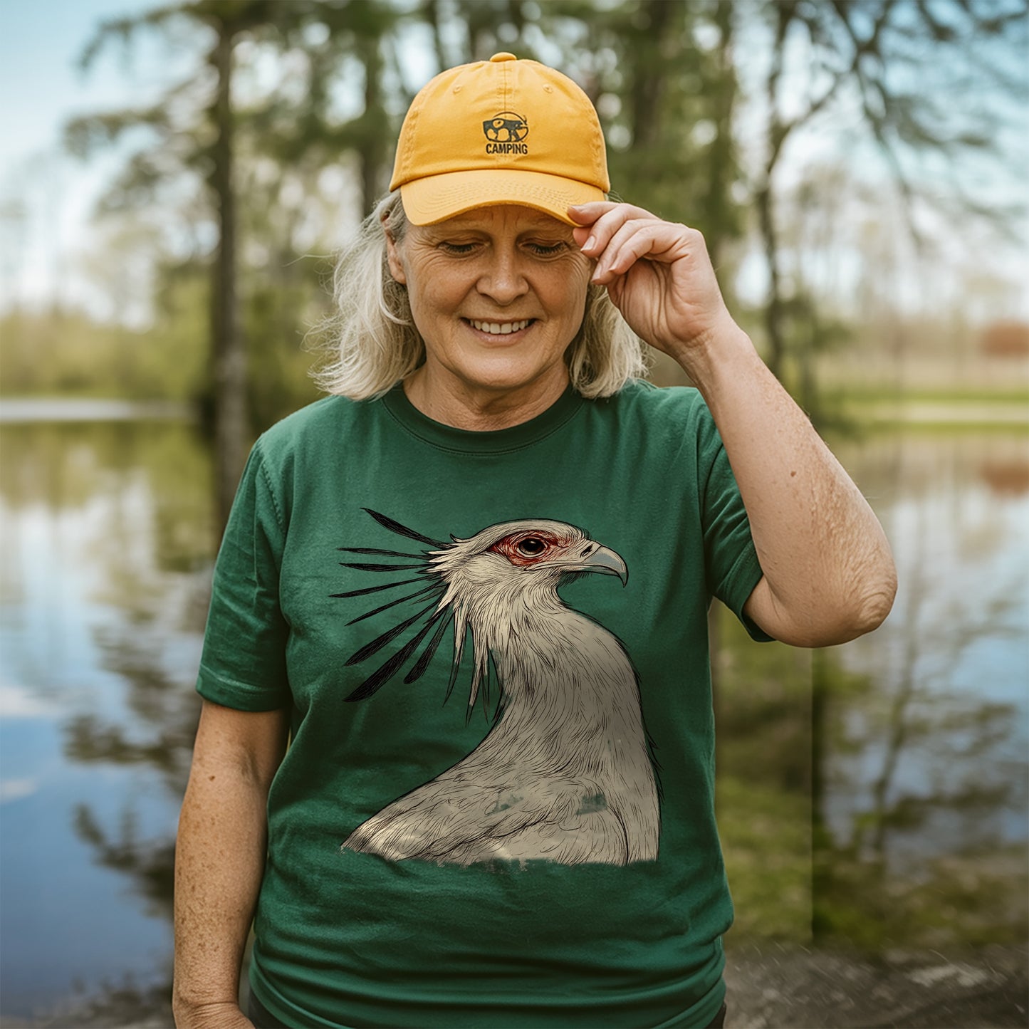 Secretary Bird Sketch T-shirt