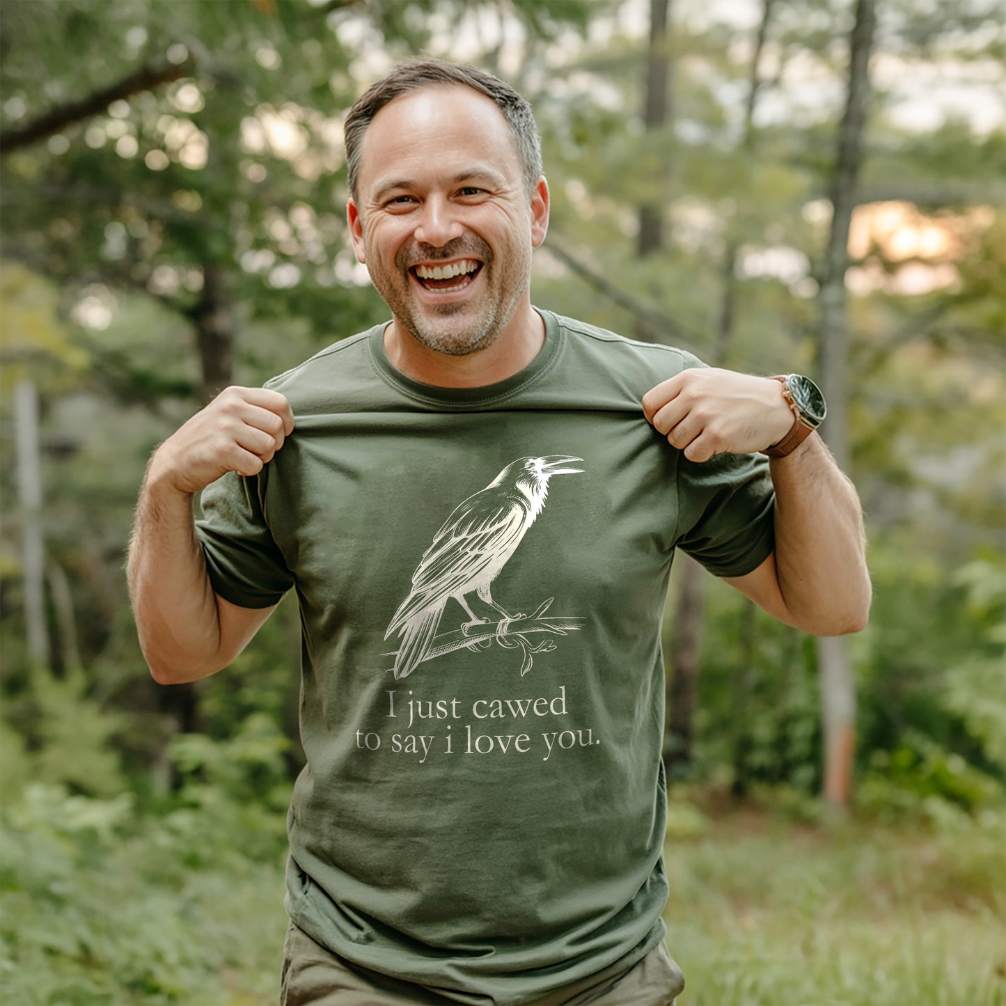 Crow Caw I Love You T-shirt