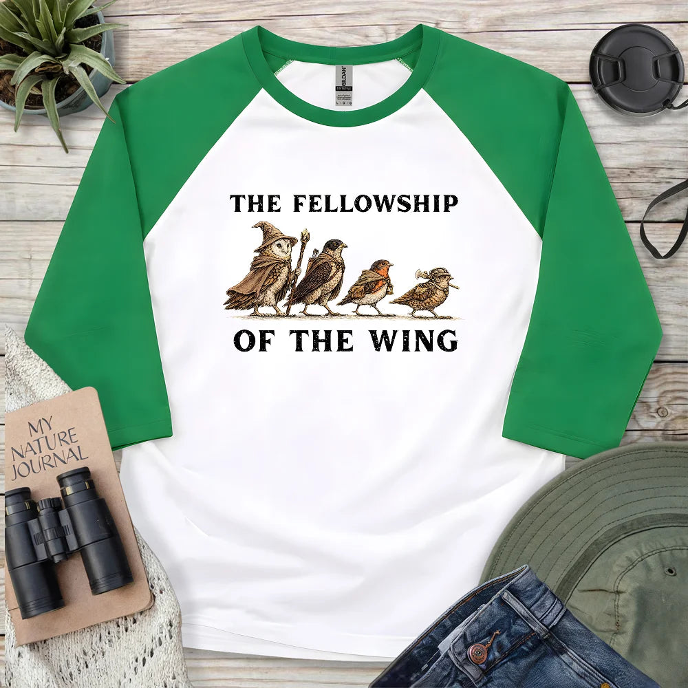 Fellowship Of The Wing 3/4 Sleeve T-shirt