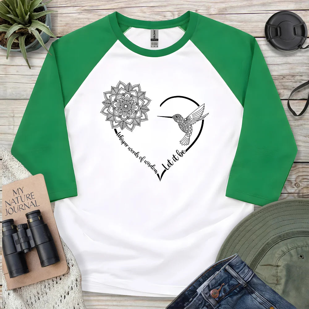 Let It Be 3/4 Sleeve T-shirt