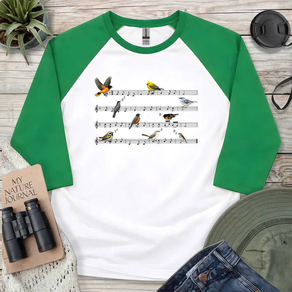 Symphony of Songbirds 3/4 Sleeve T-shirt