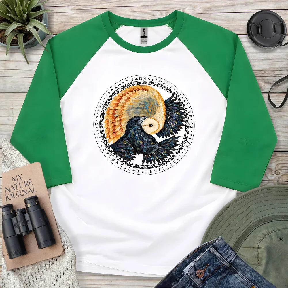 Yin Yang Dual 3/4 Sleeve T-shirt