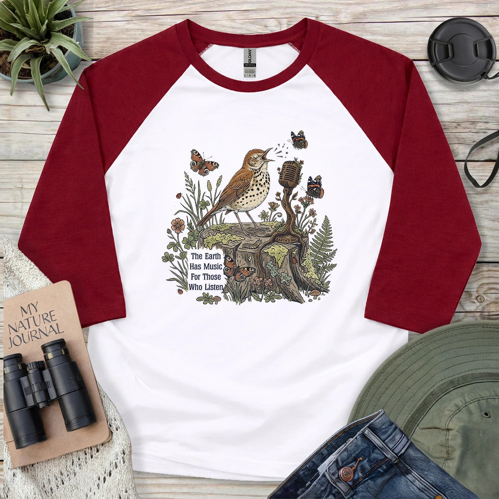 Earth Song 3/4 Sleeve T-shirt