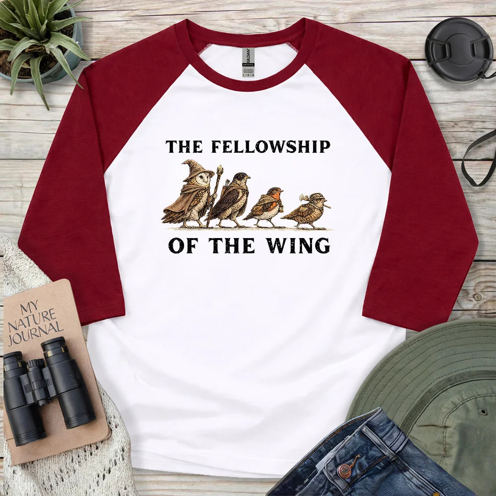 Fellowship Of The Wing 3/4 Sleeve T-shirt