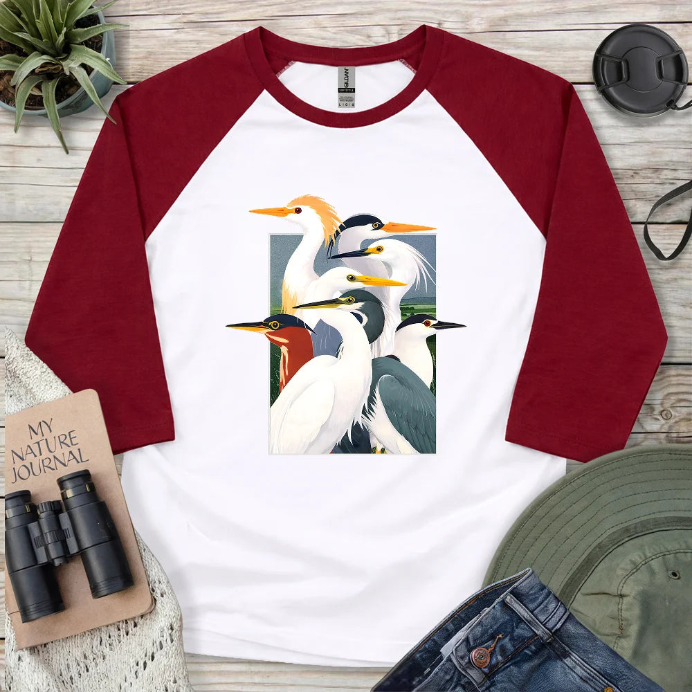 Wetland Assembly 3/4 Sleeve T-shirt