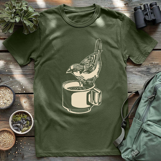 Coffee Sparrow T-shirt