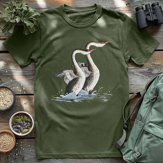 Dancing Grebes T-shirt