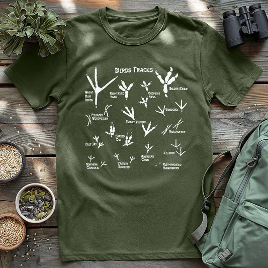 ID Bird Footprints T-shirt