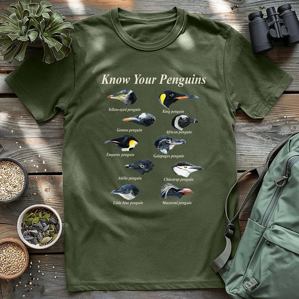 Know Your Penguins T-shirt