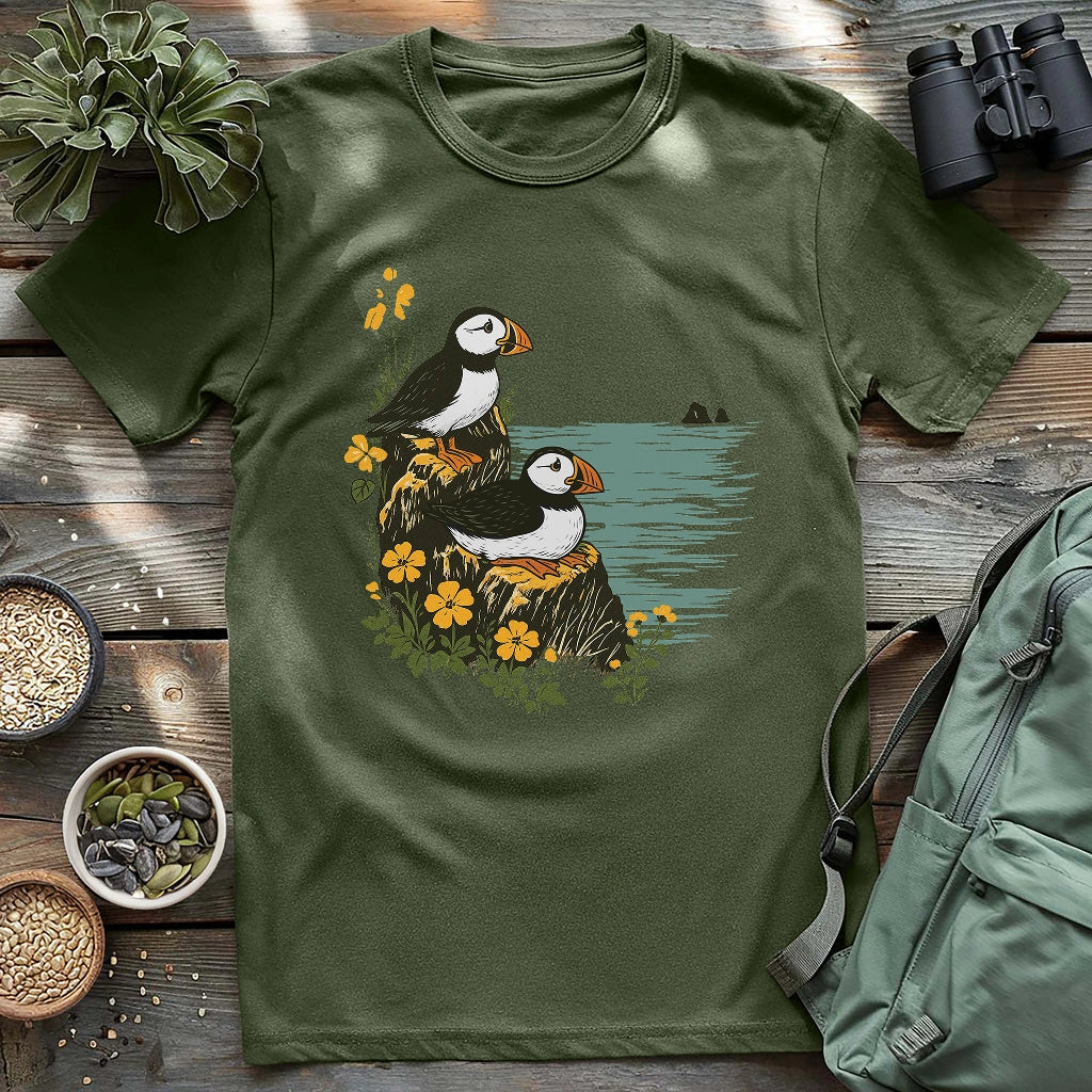 Peaceful Puffins T-shirt