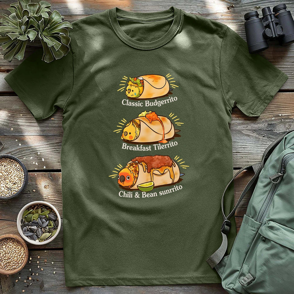 The Birdritos Trio T-shirt