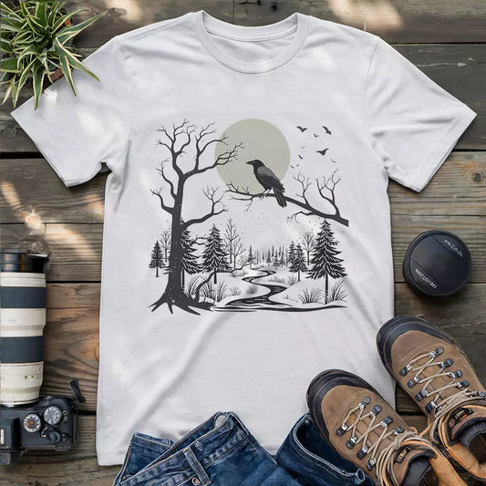 Moonlit Raven T-shirt