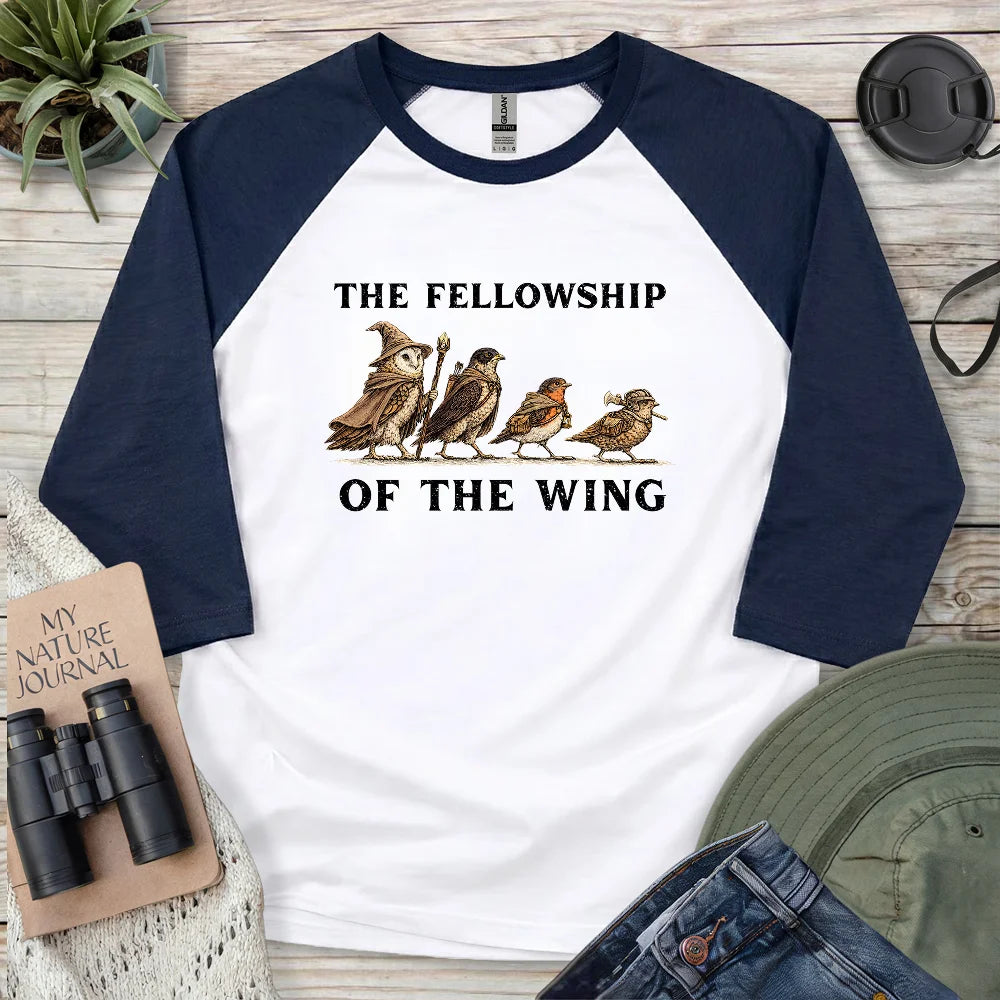 Fellowship Of The Wing 3/4 Sleeve T-shirt