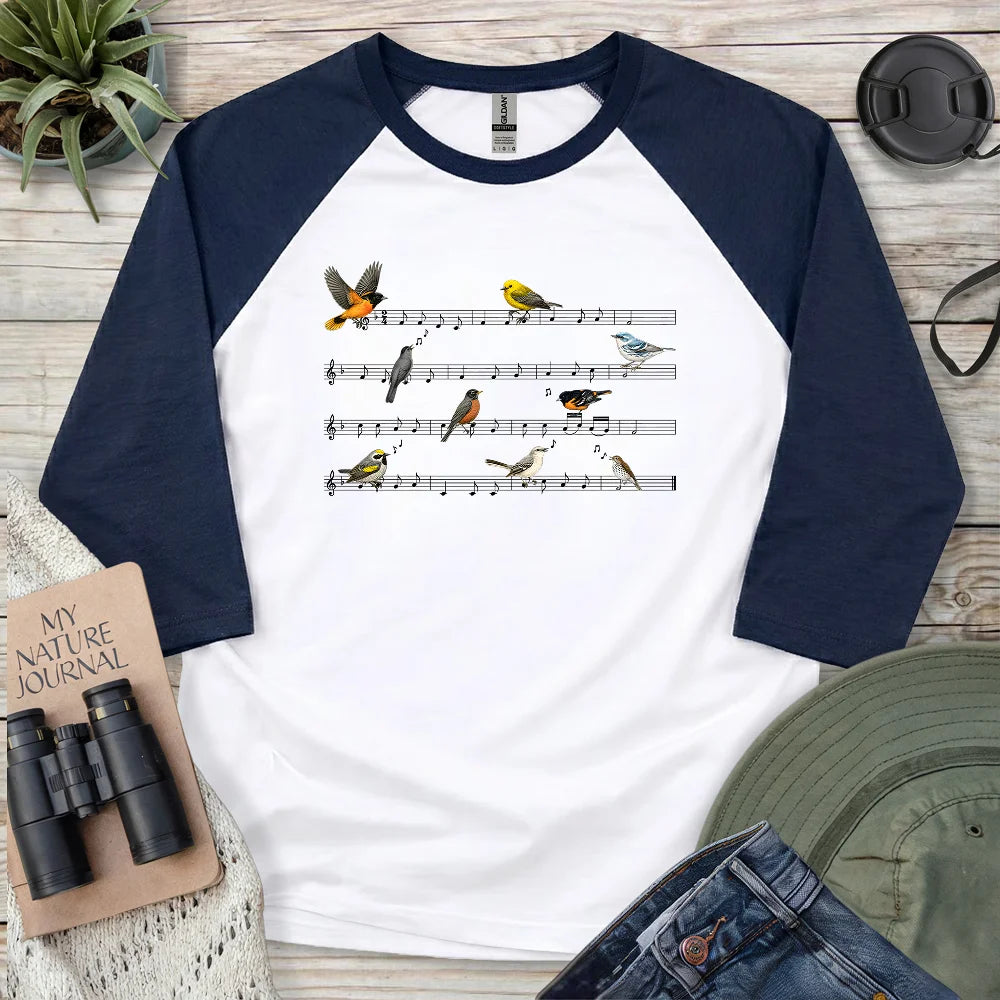 Symphony of Songbirds 3/4 Sleeve T-shirt