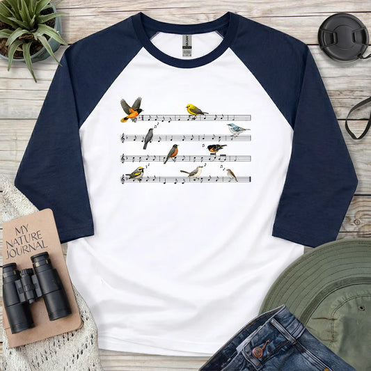 Symphony of Songbirds 3/4 Sleeve T-shirt