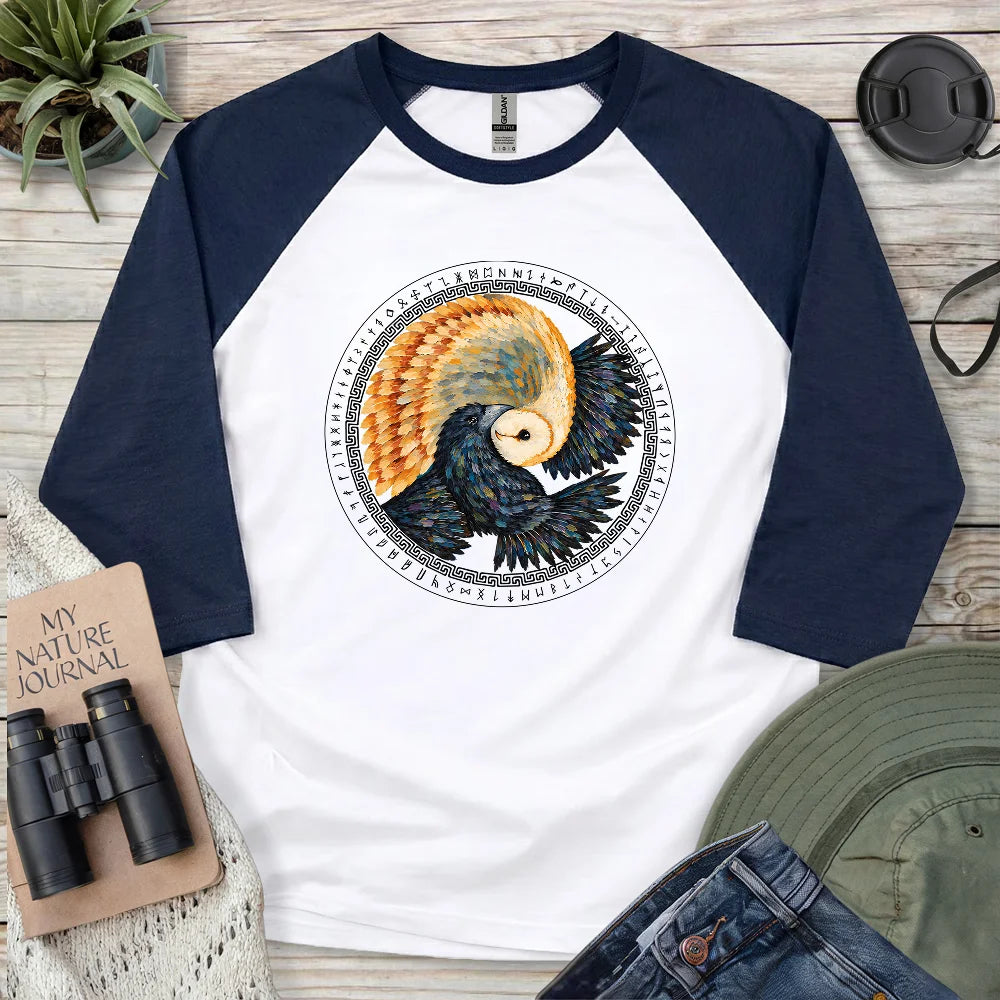 Yin Yang Dual 3/4 Sleeve T-shirt