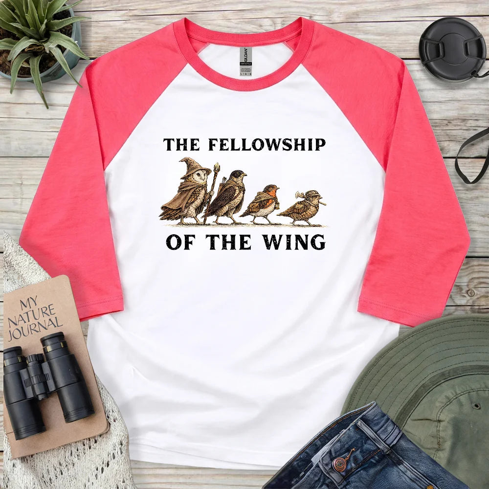 Fellowship Of The Wing 3/4 Sleeve T-shirt