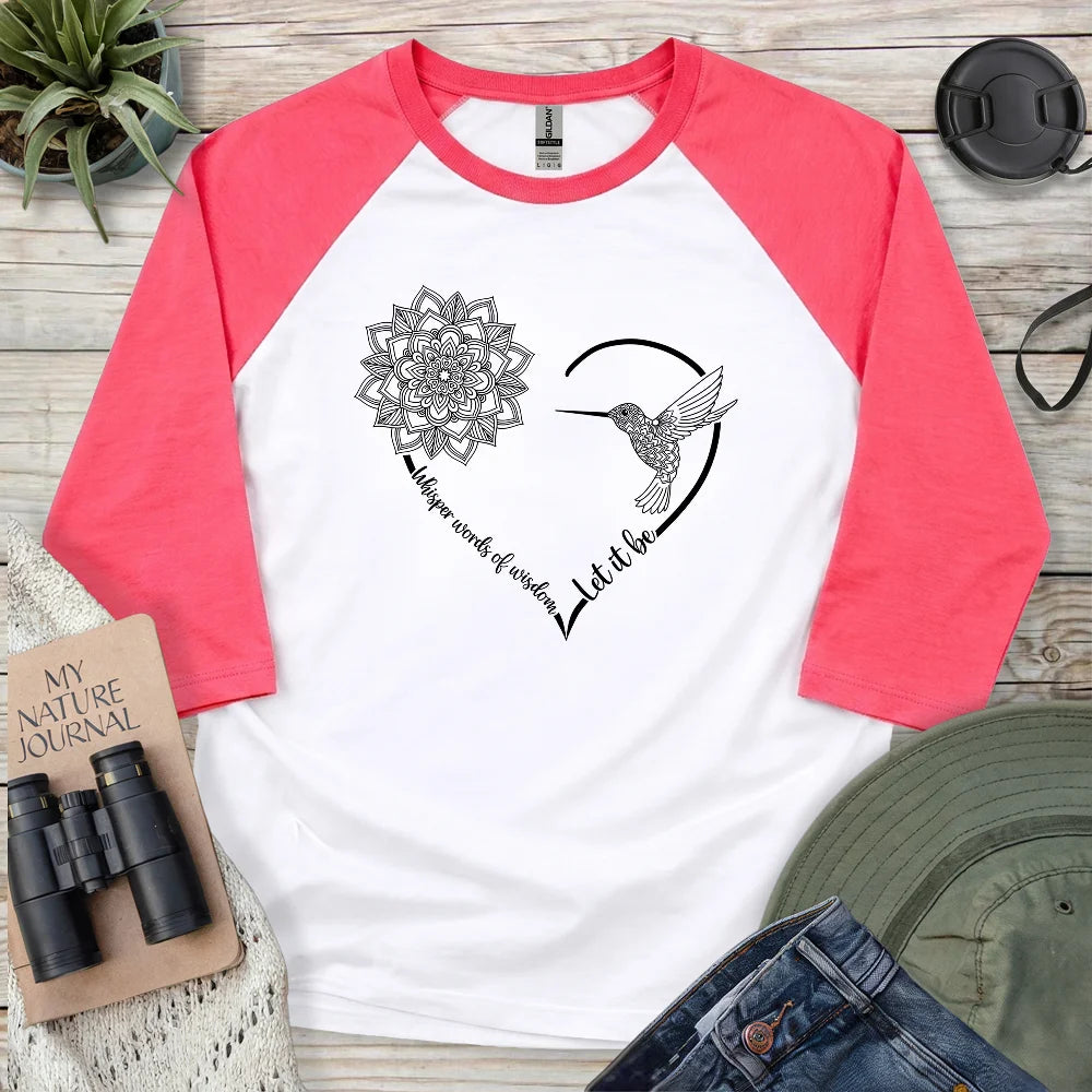 Let It Be 3/4 Sleeve T-shirt