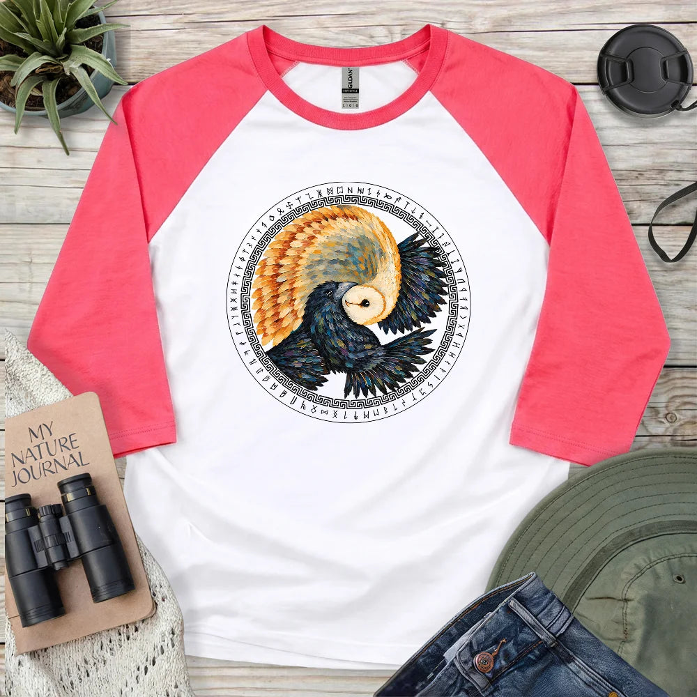 Yin Yang Dual 3/4 Sleeve T-shirt