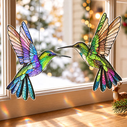 A Couple Of Hummingbird Ornament