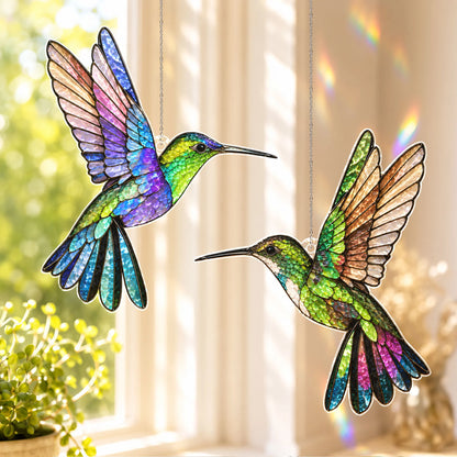 A Couple Of Hummingbird Ornament
