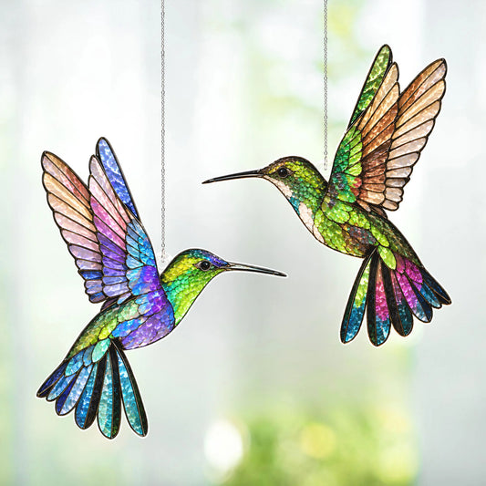 A Couple Of Hummingbird Ornament